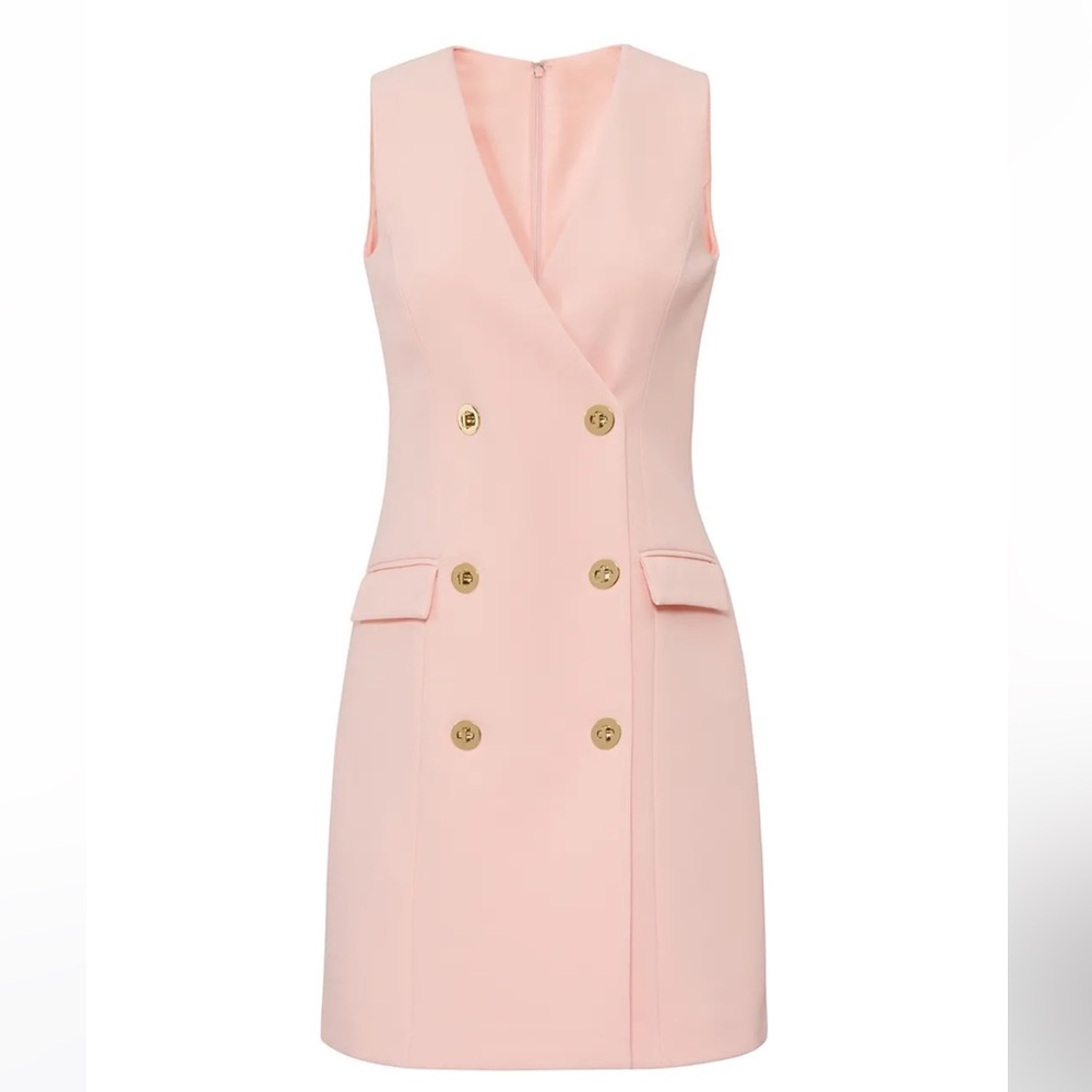 Badgley Mischka Pint Sleeveless Suit Dress